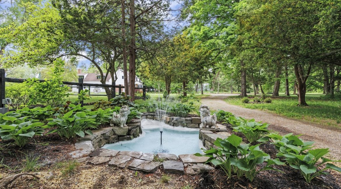 Fountain Near Pool house